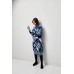 Knitted dress "Mirage" blue